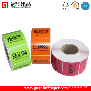 Coated Paper PP Pet PVC Material Thermal Sticker Label